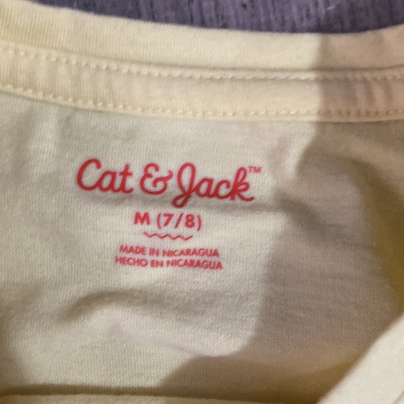 Girl’s Cat & Jack Unicorn Tshirt - Picture 2 of 2